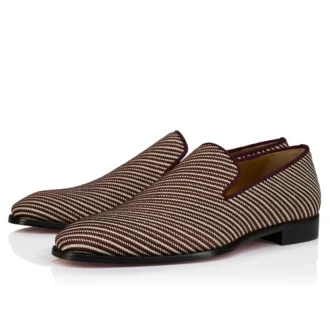 Danny Flex – Loafer – Dana Derisi ve Twile Dokuma – Beyaz ve Kahverengi – Erkek