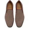 Danny Flex – Loafer – Dana Derisi ve Twile Dokuma – Beyaz ve Kahverengi – Erkek Danny Flex – Loafer – Dana Derisi ve Twile Dokuma – Beyaz ve Kahverengi – Erkek