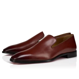 Danny Flex – Loafer – Parlak Dana Derisi – Cuoio – Erkek