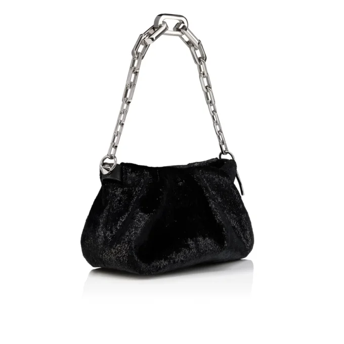 Eva Small – Omuz Çantası – Kadife – Siyah Eva Small – Omuz Çantası – Kadife – Siyah