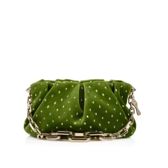 Eva Small – Omuz Çantası – Kadife ve Strass – Haiiro