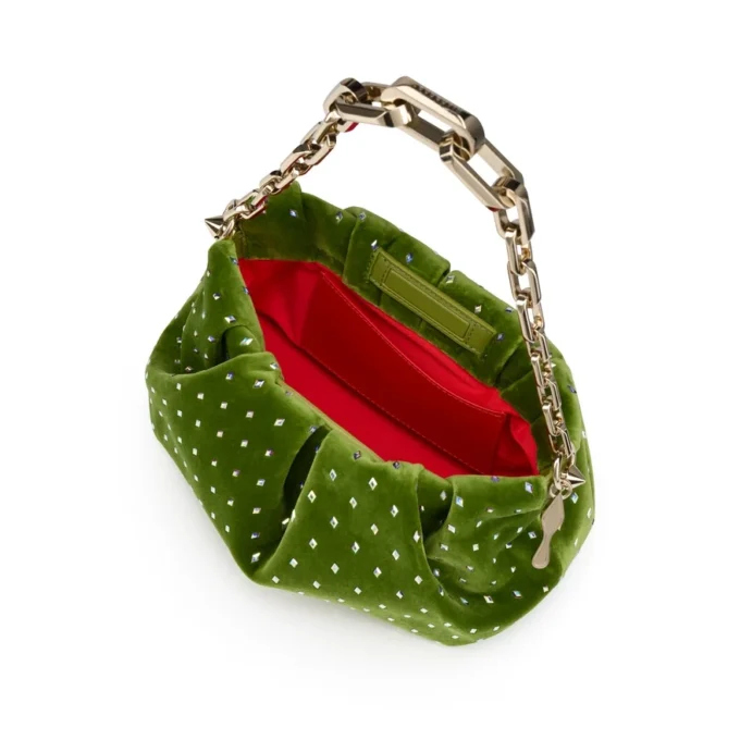 Eva Small – Omuz Çantası – Kadife ve Strass – Haiiro