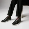 F.A.V Fique a Vontade – Slip-On Spor Ayakkabılar – Dana Derisi – Siyah – Erkek F.A.V Fique a Vontade – Slip-On Spor Ayakkabılar – Dana Derisi – Siyah – Erkek