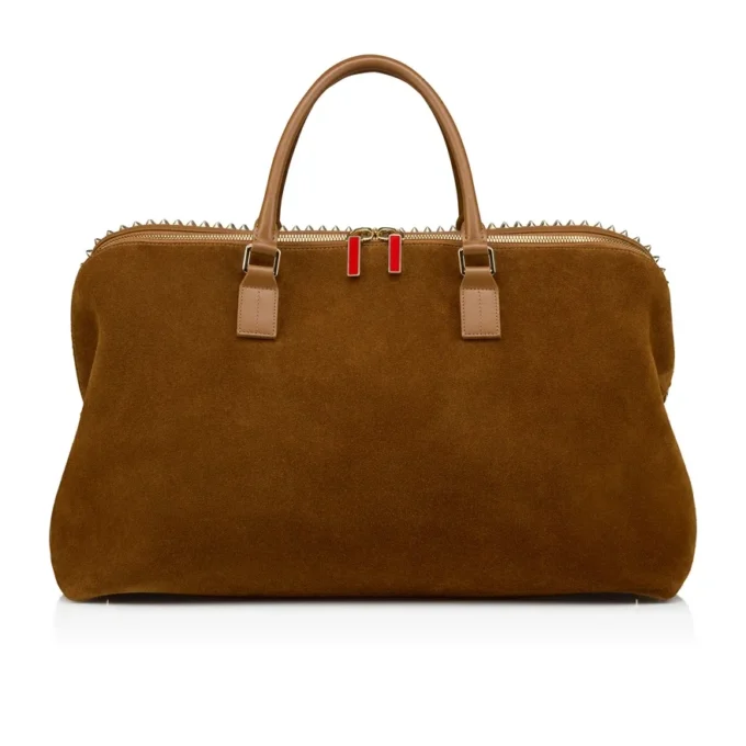 Funky – Spor Çanta – Tersine Çevrilmiş Dana Derisi ve Çiviler – Rhea