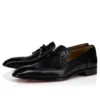 Grave Moc – Loafer – Dana Derisi – Siyah – Erkek