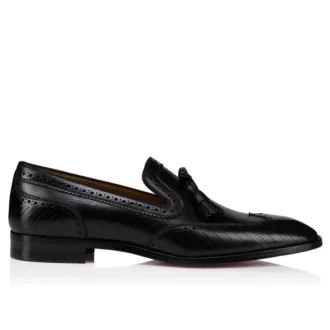 Grave Moc – Loafer – Dana Derisi – Siyah – Erkek