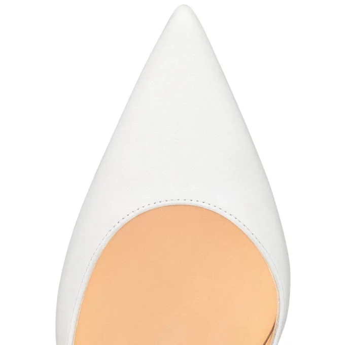 Iriza – 85 mm Topuklu Ayakkabı – Nappa Deri – Bianco – Kadın Iriza – 85 mm Topuklu Ayakkabı – Nappa Deri – Bianco – Kadın