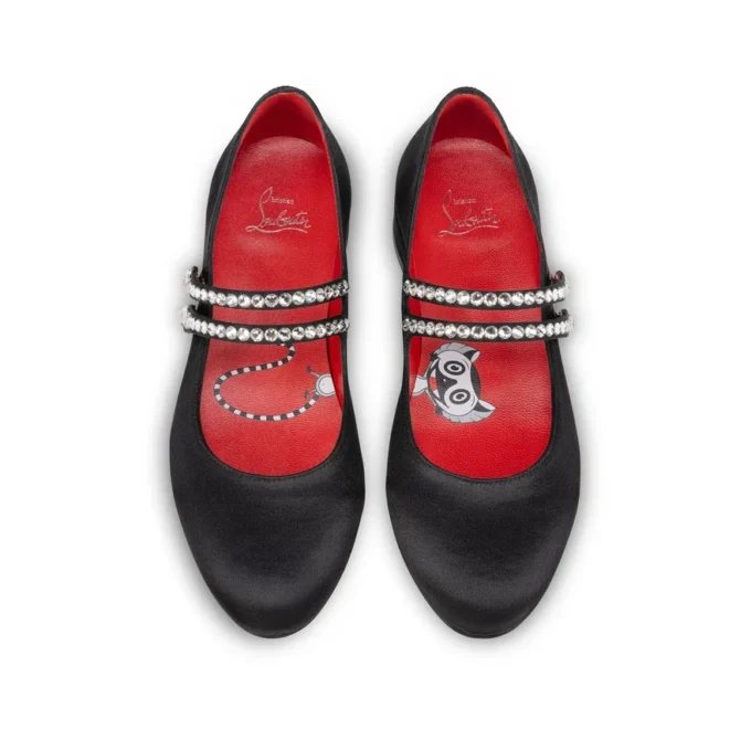 Jane Fille – Babetler – Krep Saten – Siyah – Çocuk