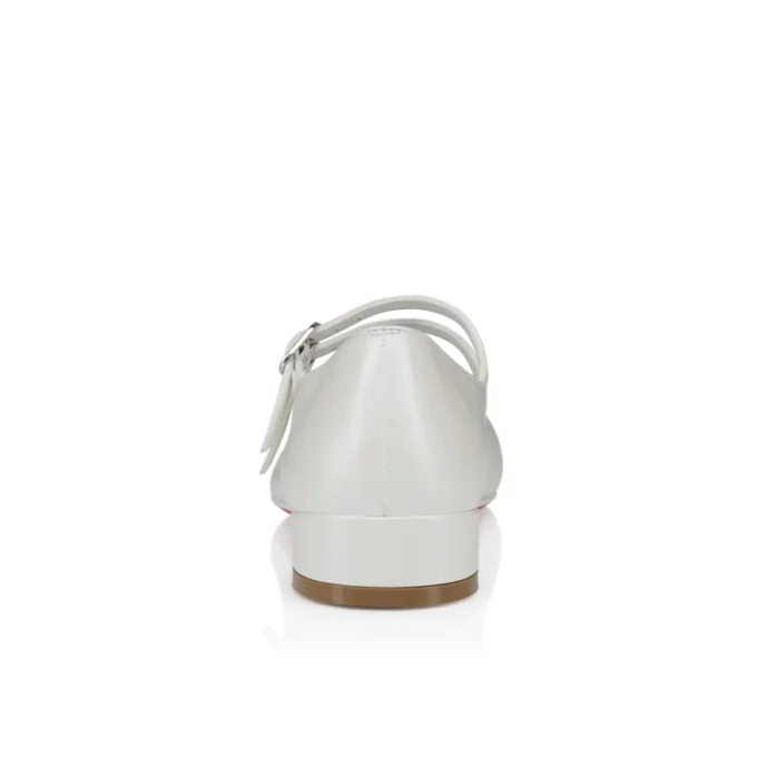 Jane Fille – Babetler – Sedefli Nappa Deri – Bianco – Çocuk Jane Fille – Babetler – Sedefli Nappa Deri – Bianco – Çocuk