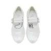 Jane Fille – Babetler – Sedefli Nappa Deri – Bianco – Çocuk Jane Fille – Babetler – Sedefli Nappa Deri – Bianco – Çocuk