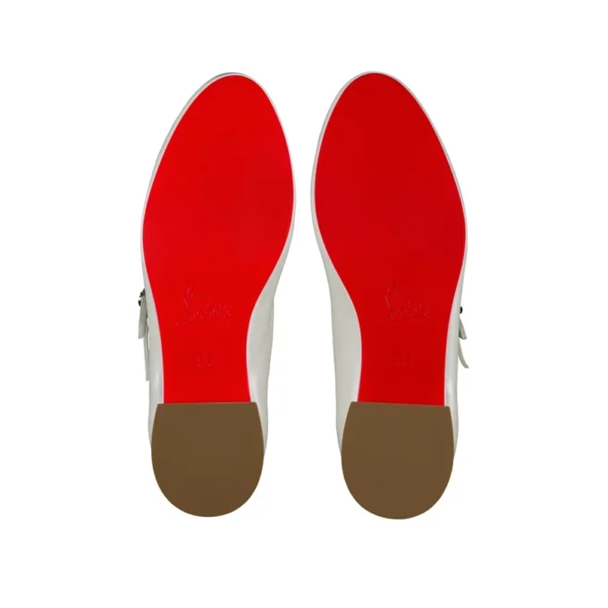 Jane Fille – Babetler – Sedefli Nappa Deri – Bianco – Çocuk Jane Fille – Babetler – Sedefli Nappa Deri – Bianco – Çocuk