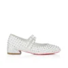 Jane Fille Strass Boum – Babetler – Krep Saten ve Strass – Fildişi – Çocuk Jane Fille Strass Boum – Babetler – Krep Saten ve Strass – Fildişi – Çocuk