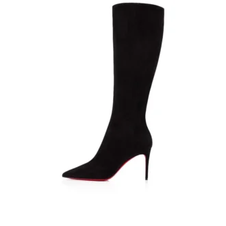 Kate Botta – 85 mm Botlar – Dana Kadife – Siyah – Kadın Kate Botta – 85 mm Botlar – Dana Kadife – Siyah – Kadın