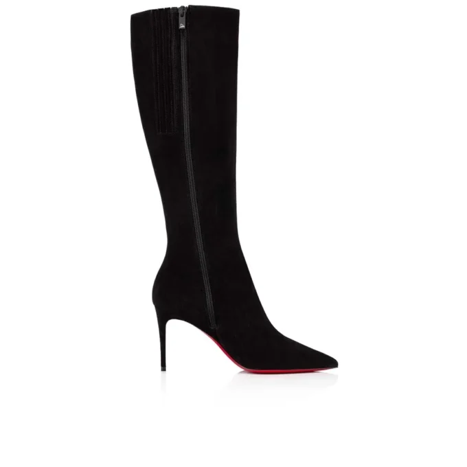 Kate Botta – 85 mm Botlar – Dana Kadife – Siyah – Kadın Kate Botta – 85 mm Botlar – Dana Kadife – Siyah – Kadın