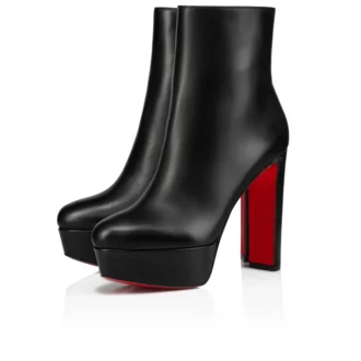 Loo Booty – 100 mm Bilekte Botlar – Dana Derisi – Siyah – Kadın Loo Booty – 100 mm Bilekte Botlar – Dana Derisi – Siyah – Kadın