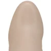 Loo Uyluk Botu – 85 mm Uyluk Botları – Dana Derisi – İnci – Kadın