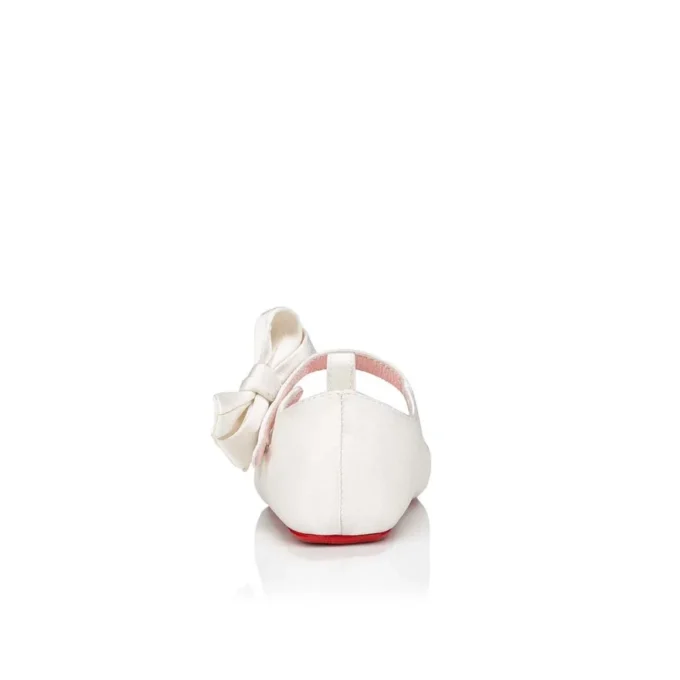 Lou Babe – Babetler – Krep Saten – Bianco – Bebek Lou Babe – Babetler – Krep Saten – Bianco – Bebek