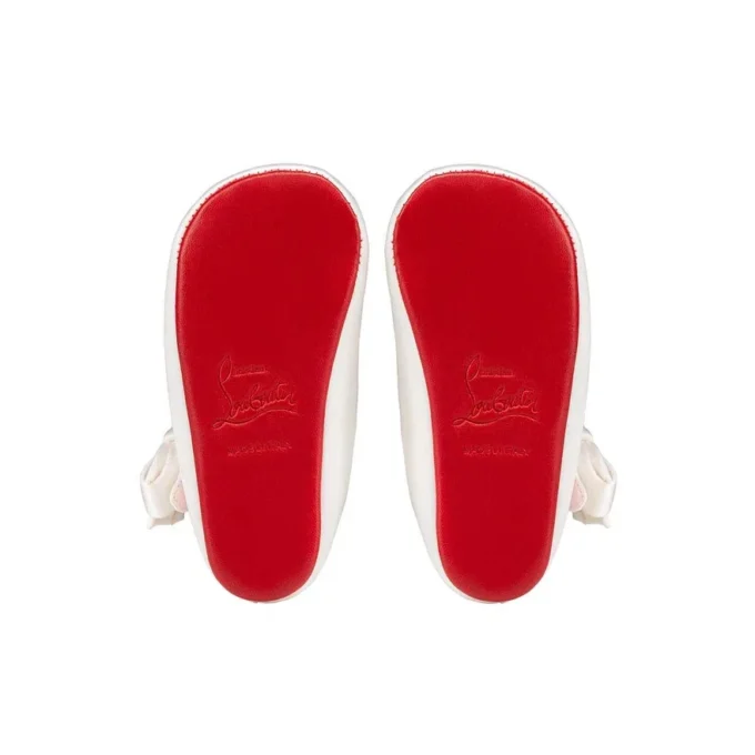 Lou Babe – Babetler – Krep Saten – Bianco – Bebek Lou Babe – Babetler – Krep Saten – Bianco – Bebek