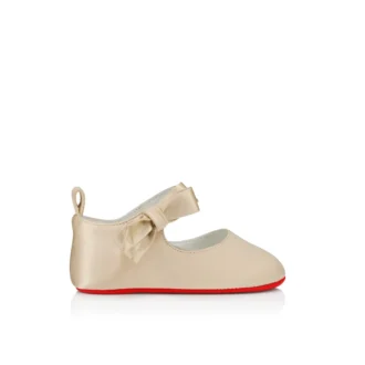 Lou Babe – Babetler – Krep Saten – Pastel Bej – Bebek Lou Babe – Babetler – Krep Saten – Pastel Bej – Bebek
