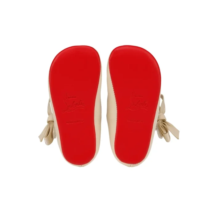 Lou Babe – Babetler – Krep Saten – Pastel Bej – Bebek Lou Babe – Babetler – Krep Saten – Pastel Bej – Bebek