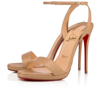 Loubi Queen – 120 mm Sandalet – Nappa Deri – Nude 1 – Kadın Loubi Queen – 120 mm Sandalet – Nappa Deri – Nude 1 – Kadın