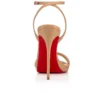 Loubi Queen – 120 mm Sandalet – Nappa Deri – Nude 1 – Kadın