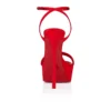 Loubi Queen Alta – 150 mm Bantlı Sandalet – Krep Saten – Loubi – Kadın Loubi Queen Alta – 150 mm Bantlı Sandalet – Krep Saten – Loubi – Kadın