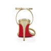 Loubigirl – 85 mm Bantlı Sandalet – Deri – Platine – Kadın Loubigirl – 85 mm Bantlı Sandalet – Deri – Platine – Kadın