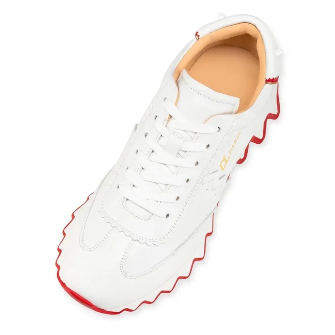 Loubishark – Spor Ayakkabılar – Dana Derisi ve Neopren – Bianco – Kadın