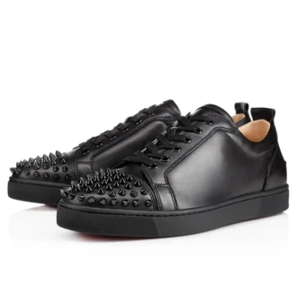 Louis Junior Spikes – Spor Ayakkabılar – Dana Derisi ve Çiviler – Siyah – Erkek Louis Junior Spikes – Spor Ayakkabılar – Dana Derisi ve Çiviler – Siyah – Erkek