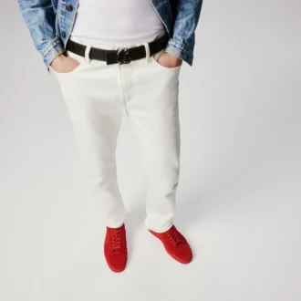 Louis Junior Spikes – Spor Ayakkabılar – Dana Kadife ve Çiviler – Loubi – Erkek Louis Junior Spikes – Spor Ayakkabılar – Dana Kadife ve Çiviler – Loubi – Erkek