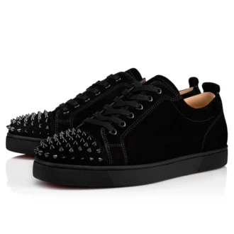 Louis Junior Spikes – Spor Ayakkabılar – Veau Velours – Siyah – Erkek Louis Junior Spikes – Spor Ayakkabılar – Veau Velours – Siyah – Erkek