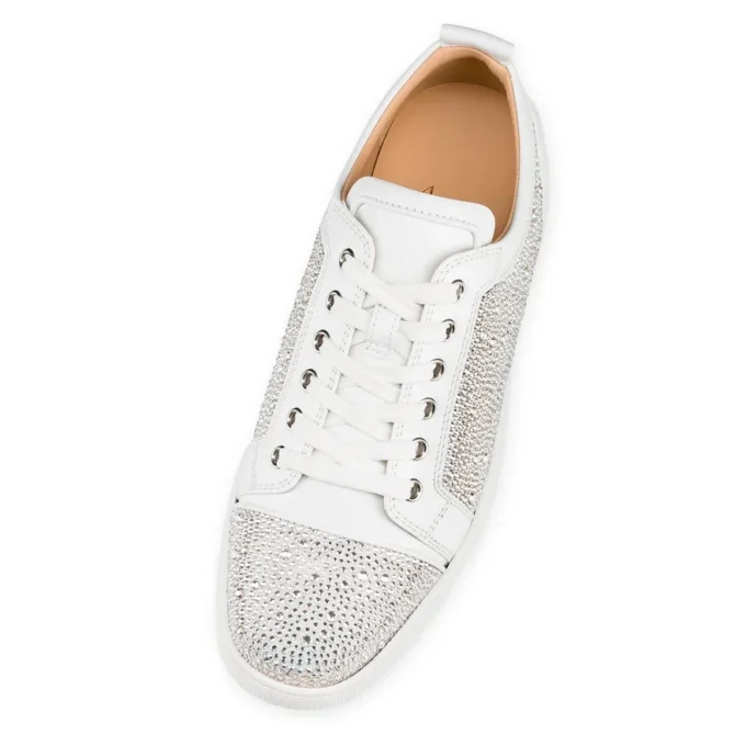 Louis Junior Strass – Düşük Bilekli Spor Ayakkabılar – Süet ve Strass – Gümüş – Erkek Louis Junior Strass – Düşük Bilekli Spor Ayakkabılar – Süet ve Strass – Gümüş – Erkek