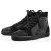 Louis Strass – Spor Ayakkabılar – Dana Kadife ve Strass – Siyah – Erkek Louis Strass – Spor Ayakkabılar – Dana Kadife ve Strass – Siyah – Erkek