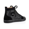 Louis Strass – Spor Ayakkabılar – Dana Kadife ve Strass – Siyah – Erkek Louis Strass – Spor Ayakkabılar – Dana Kadife ve Strass – Siyah – Erkek
