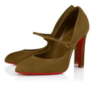 Mary Fannylove – 100 mm Topuklu Ayakkabı – Veau Velours – Bronzo – Kadın Mary Fannylove – 100 mm Topuklu Ayakkabı – Veau Velours – Bronzo – Kadın