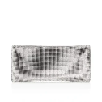 Maykimay – Clutch – File ve Strass – Gümüş