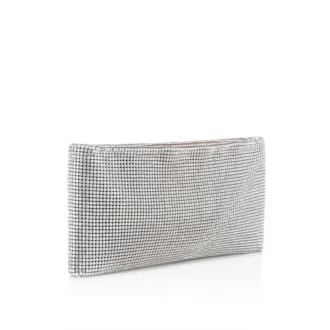 Maykimay – Clutch – File ve Strass – Gümüş