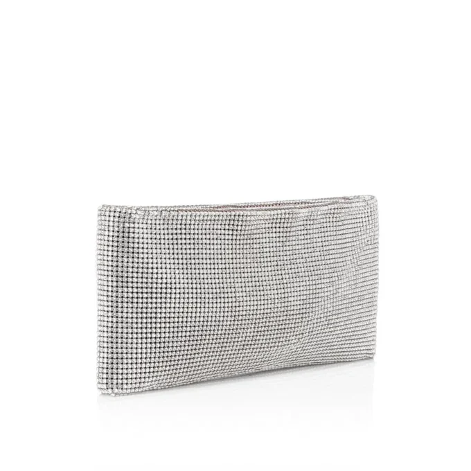 Maykimay – Clutch – File ve Strass – Gümüş Maykimay – Clutch – File ve Strass – Gümüş