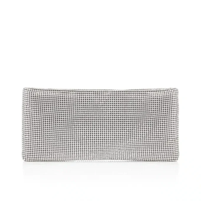 Maykimay – Clutch – File ve Strass – Gümüş Maykimay – Clutch – File ve Strass – Gümüş