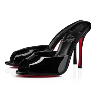 Me Dolly – 100 mm Mule – Siyah Sütlaklı Dana Derisi – Kadın Me Dolly – 100 mm Mule – Siyah Sütlaklı Dana Derisi – Kadın