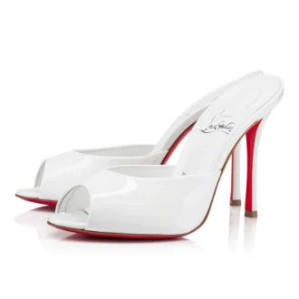 Me Dolly – 100 mm Mule – Suni Deri – Bianco – Kadın Me Dolly – 100 mm Mule – Suni Deri – Bianco – Kadın