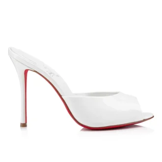 Me Dolly – 100 mm Mule – Suni Deri – Bianco – Kadın Me Dolly – 100 mm Mule – Suni Deri – Bianco – Kadın