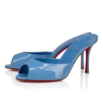 Me Dolly – 85 mm Mule – Patent Dana Derisi – Ceruleo – Kadın Me Dolly – 85 mm Mule – Patent Dana Derisi – Ceruleo – Kadın