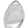 Me Dolly Strass – 100 mm terlik – Süet ve Strass – Gümüş Me Dolly Strass – 100 mm terlik – Süet ve Strass – Gümüş