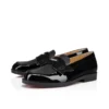 Mini Penny – Loafer – Parlak Dana Derisi ve Süet – Siyah – Çocuk