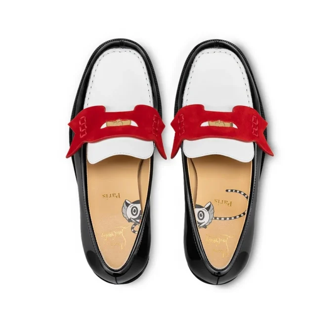Mini Penny – Loafer – Suni Deri ve Veau Velours – Çok Renkli – Çocuk