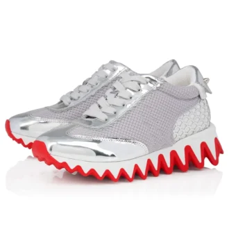 Mini Shark – Spor Ayakkabılar – Dana Derisi – Gümüş – Çocuk
