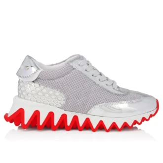 Mini Shark – Spor Ayakkabılar – Dana Derisi – Gümüş – Çocuk