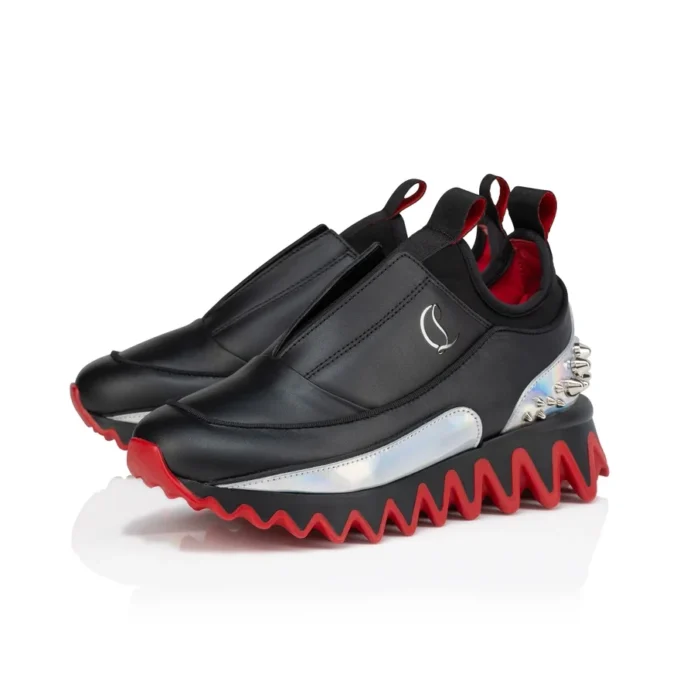 Mini Sharkyloub – Spor Ayakkabılar – Dana Derisi ve Neopren – Siyah – Çocuk Mini Sharkyloub – Spor Ayakkabılar – Dana Derisi ve Neopren – Siyah – Çocuk